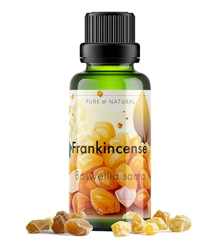 Image of Esslux Frankincense Essential Oil - 100% Pure Natural Frankincense Oil for Skin, Hair & Diffuser | Calming & Woody Aroma Perfect for Aromatherapy, Massage & Candle Making - Therapeutic Grade - 60 ML