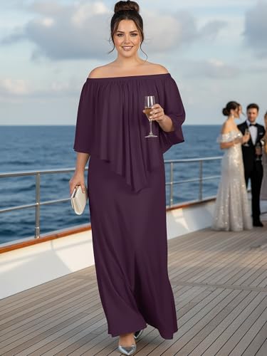 Image of KOH KOH Womens Strapless Off Shoulder Flattering Cocktail Maxi Dress Gown