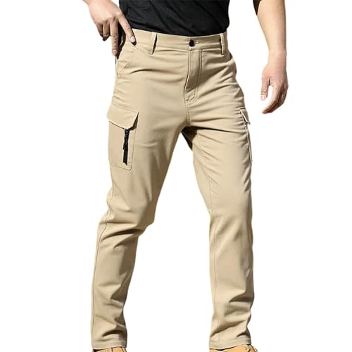 Pantalones de senderismo de un solo color con bolsillos cómodos