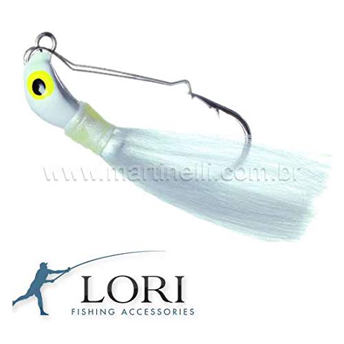 Isca Artificial Jig Lori Anti-enrosco P 08 G Cor: Branco