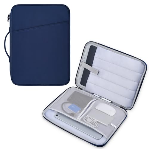 Laptop Carrying Sleeve Compatible with Apple MacBook Air 15 inch M4 M3 M2 chip A3241 A3114 A2941 2025-2023,15" Microsoft Surface Laptop 6/5/4/3 Protective Case, Computer Waterproof Traveling Bag- Blue