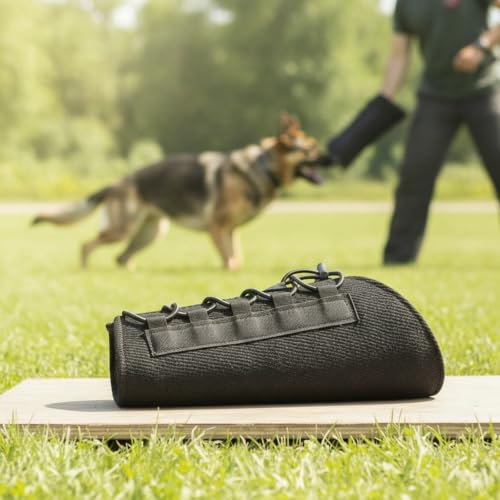 Yute de entrenamiento canino resistente al desgaste en color rojo para perros 8