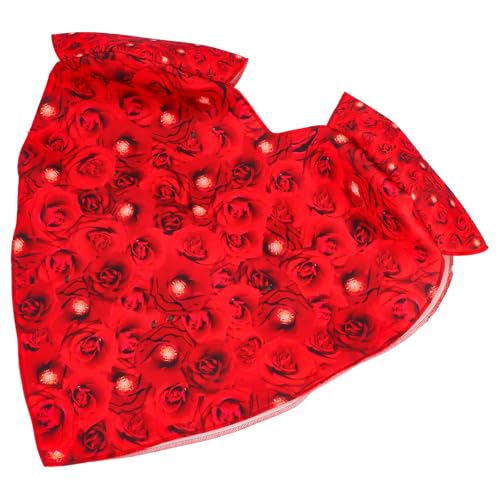 Costume de Saint-Valentin de Cœur avec Motifs Floraux pour Tenue de Cosplay