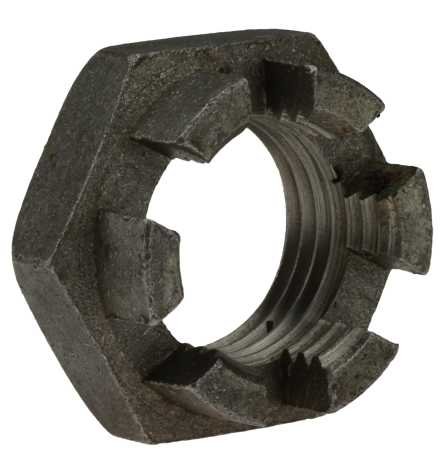 Reidl Kronenmuttern niedrige Form M 24 x 1,5 mm DIN 937 14 H blank 1 Stück