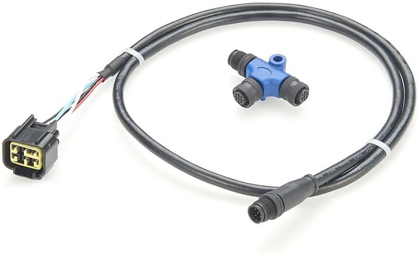 Marine Nmea2000 Cable T-Piece 6 Pin to M12 Male 5 Pin 5 Meter