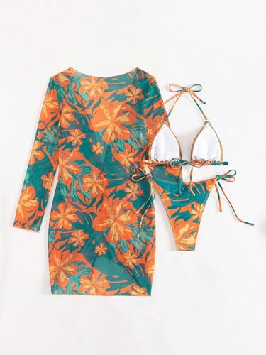 Image of ZAFUL Womens Swimsuit Cover Up Dress Off Shoulder Hollow Coverup Bathing Suit Mesh Swim Beach Dress
