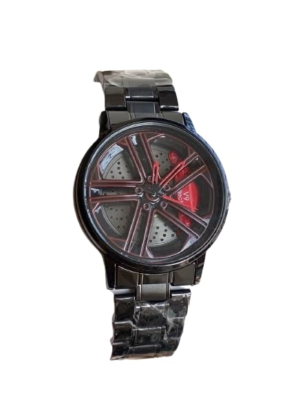 Wheel Spinning Boys Analog Watch Water Resistant Rim Watch (Random Colour Random Design, Stainless Steel) (B0CZXVK3H6) Amazon Price History, Amazon Price Tracker