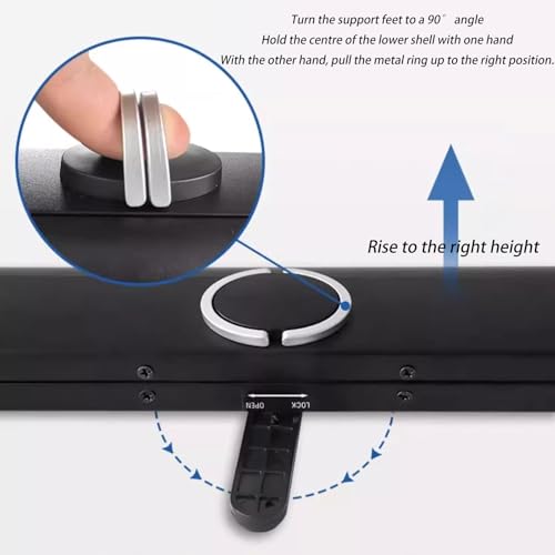 Pantalla de proyector manual 50 pulgadas 16:9 miniatura 4
