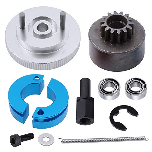 RC 14T Clutch Bell + Shoes with Spring +Flywheel Assembly Kit Set for Redcat Volcano S30 SH-18 VX-18 Nitro Engine Parts
