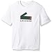 Lacoste Men's Graphic Jersey Tee With Printed Croc Logo