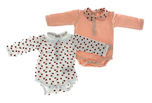 jbc 2er Set Baby Bio Baumwolle Body Kleinkind 0-24 Monate Motiv Marienkäfer (6-12 Monate - Größe 74-80) Cover