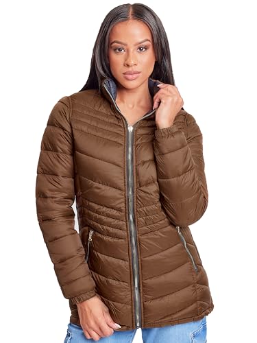 YMI Jeans Women's Winter Reversible Puffer Jacket