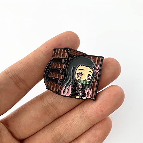 Demon Slaye Pins, Kamado Nezuko Pin, Tv Movies Gifts Brooch For Boys, Girls And Women (7) #TOP2