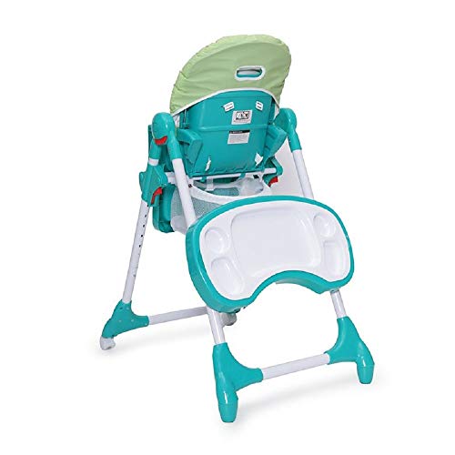 Chaise haute pour enfants Cangaroo Kimchi pliable avec coussin de siège turquoise - 7