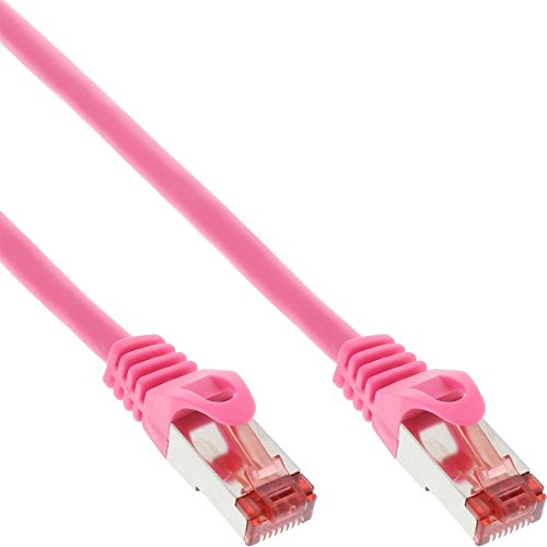 Preisvergleich Produktbild InLine Patchkabel, S-STP / PIMF, Cat.6, 25m pink