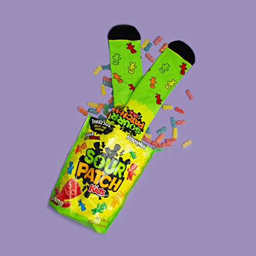Odd Sox, Sour Patch Kid's Candy Funny Socks Mens & Womens Fun Cotton Crew Length #TOP6