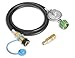 Kohler Portable Tri-Fuel Propane (LPG) Hose Kit Compatible, PRO6.4E Generators, 17 755 57-S Accessories, Black