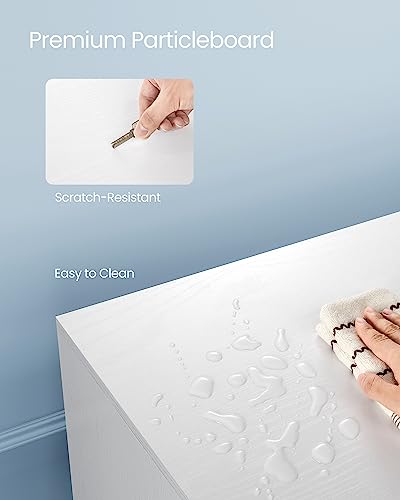 VASAGLE TV Cabinet, TV Stand with 2 Doors, Adjustable Shelves, TV Table, for Living Room, Dining Room, Bedroom - Image 7