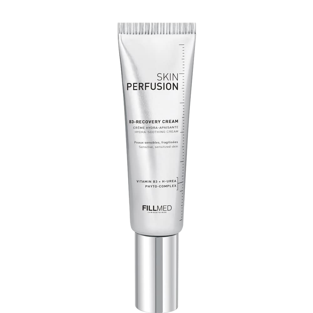 Fillmed Skin Perfusion B3 Recovery Cream 50ml, Crema Viso con Niacinamide per Pelle Sensibile e Idratazione Quotidiana