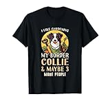 Photo Gallery border collie gardening & border collie mom maglietta Photo Gallery border collie gardening & border collie mom maglietta