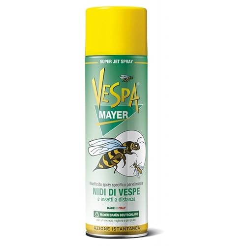 La zappa Insetticida spray per api, vespe e calabroni Mayer pronto all'uso da 500 ml elimina nidi
