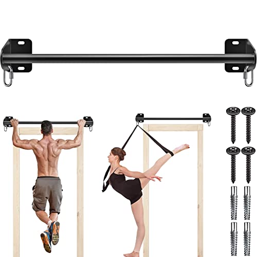SELEWARE Wall Mounted Pull Up Bar for Doorway, Heavy Duty Strength