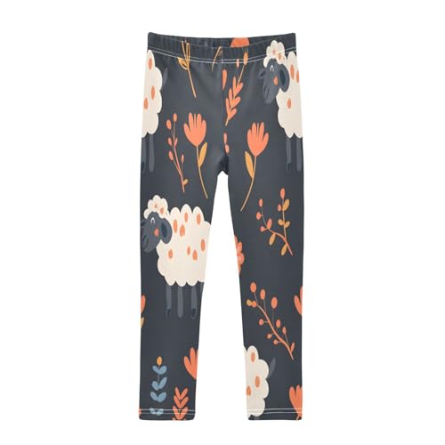 Bolaz *************************************Toddler Girls Leggings Printed Yoga Pants Leggings Sheep Flower for Kids
