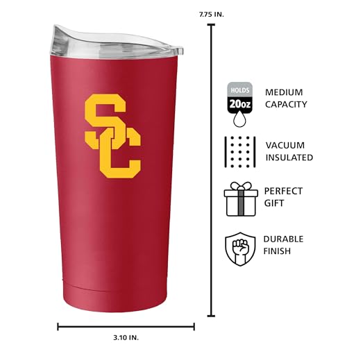 Image of FANMATS NCAA Stainless Steel 20 oz Tumbler - Powder-Coated Finish | Team Color | 20 Fluid Ounces