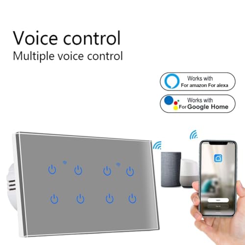 Écran tactile pour télécommande d'application Tuya chez soi - 3