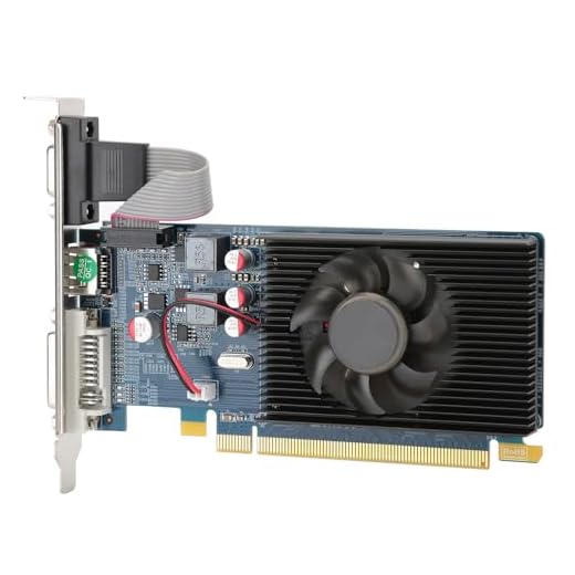 PCI Express 3.0 DDR3 64-bitars grafikkort för stationära datorer, HD6450 2G grafikkort med chip för AMD för datorer, tyst grafikkort för spel