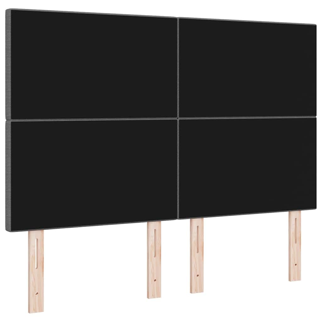 Cabecero de cama gris claro 144 cm de pana regulable en altura 118 o 128 cm pino madera maciza espuma acolchada diseño moderno robusto y duradero para dormitorio