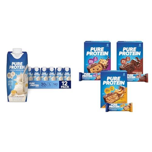 Pure Protein Barra de Proteína Vainilla 30g Pack 18 miniatura 1