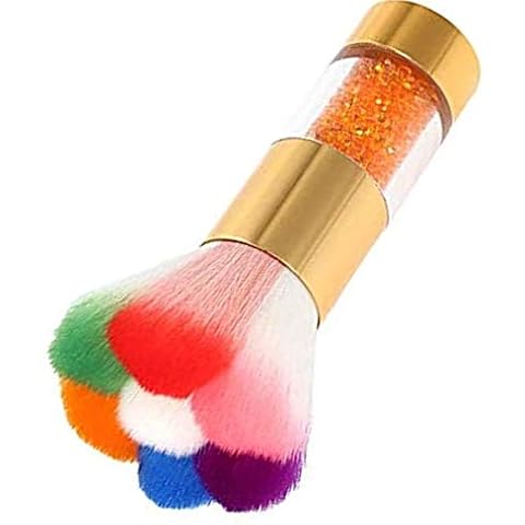 Nail Dust Cleaner, Nail Dust Brush Nail Soft Dust Cleaner Cleaning Brush Acrylic UV Gel Powder Removal Manicure Tool Nail Art Supplies for Acrylic Nails And Nail Art Dust Cleaner Nail Brush Cover