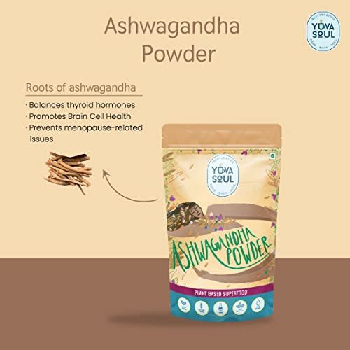 Image of Natural Ashwagandha Powder for Boosting Immunity, Ashwagandha Herbal Powder, Ashwagandham (Withania Somnifera) - 60 Grams