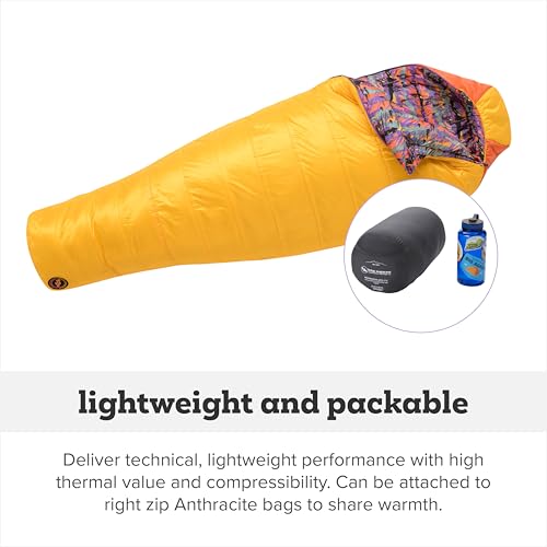 Big Agnes Anthracite - Bolsa de Dormir, 20 Grados, Regular (Mujer) miniatura 5
