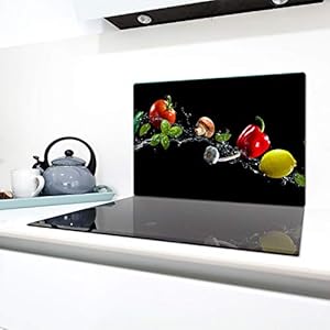 QTA | Afdekking van keramische kookplaat, 1-delig, 80 x 52 cm, kookplaat van glas, elektrische fornuis, inductie…