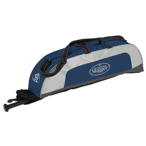 New Louisville Slugger Baseball/Softball 2-Bat 30x10x9 600D Tote Equipment Gear Bag with Rip-Stop Accents