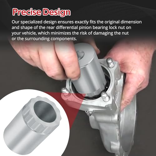 Image of JAVIK 60mm Rear Differential Pinion Bearing Lock Nut Socket Wrench Tool for Honda FourTrax 300 TRX300 1988-2000 ATC250ES ATC250SX TRX250 TRX350 1985-1989