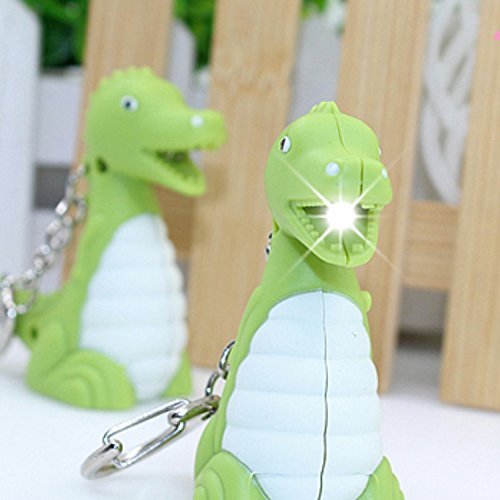 Bg247 Dinosaur Led Keychain With Sound - 2-Pack #TOP4