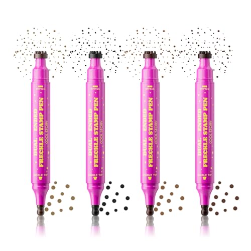 Beauty Glazed 4PCS Dual-Ended Freckle Stamp Pen