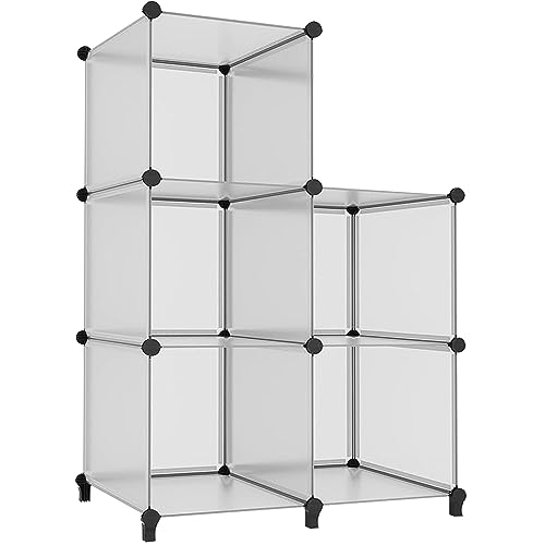Mavivegue Book Shelf, 5 Cube Storage Organizer, DIY Bookcase, Cube Bookshelf, Book case for