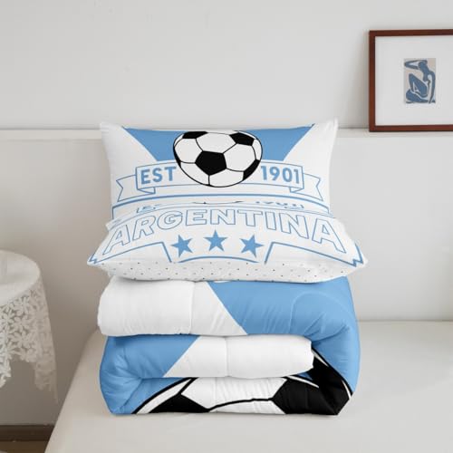 Image of Feelyou Football Sport Bedding Set Twin Size for Kids Teens
