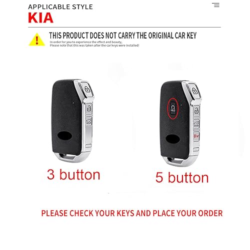 Coque de protection clé Kia étui télécommande ceed sportage 3 5 boutons - 2