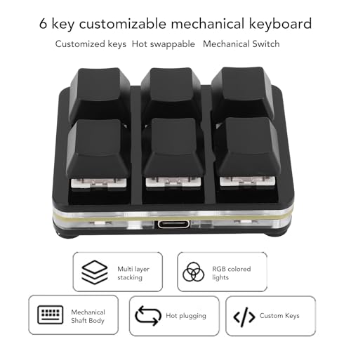 Teclado Mecánico Fabater91gguonr7t-12 USB-C RGB miniatura 2