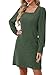 Womens Fall Winter Sweater Dress Fashion Clothing Outfits Long Sleeve Boho Maxi Formal Wedding Guest Cocktail Homecoming HOCO Elegant Casual Christmas Holiday Party Midi Dresses for Women 2025 Green