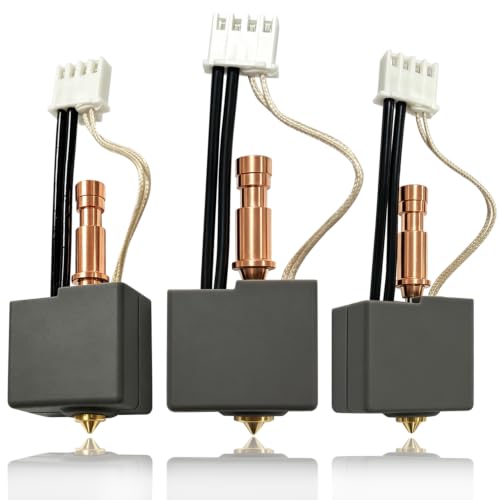 3PK 0.4MM Hotend for Kobra S1 Upgraded Hot End with Brass Nozzle