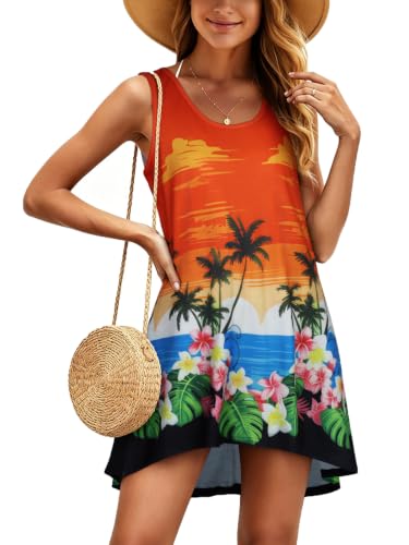 Image of Swimsuit Coverup for Women Bikini Sleeveless Beach Bathing Suit Cover Up