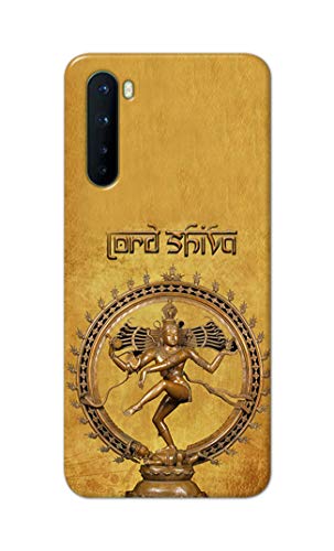 Image of PRINTFIDAA Lord Shiva As Nataraj Printed Designer Hard Case for OnePlus NORD (2020 Model), OnePlus Z Back Cover -(e) RPM1004