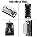 AUTIDEFY 6 Way Fuse Block Blade Fuse Box with Negative Bus - ATC/ATO for Boat Yacht Vehicle Auto RV Car Trailer Truck SUV