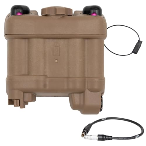 FMATAL GEAR FMA PVS 31 NVG Battery Pack Case with Function for Tactical Helmet NVG | Paintball Shooting Hunting(Sand)